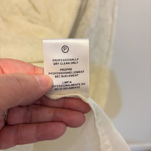 Anthropologie Verb Pallavi Singee Josephine Ivory Cream Lace Long Sleeve Dress - Picture 14 of 14